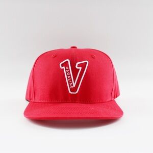 COPY - Vadaline V logo red snapback hat